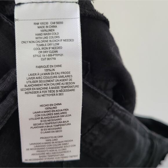 Joie Womens Telutci Linen Lace-Up Legs Cargo Pants - Picture 6 of 7